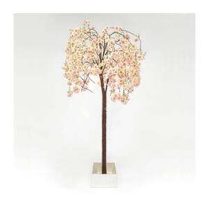 Eurolamp LED Vianočný dekoratívny umelý strom CHERRY TREE 84xLED/230V 1,7 m čerešňa