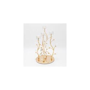 Eurolamp Dekoračný svietnik 20x36 cm zlatá