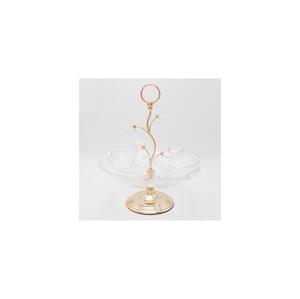 Eurolamp Dekoračný podnos 33x38,5 cm zlatá