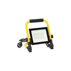 LED Reflektor TIGRA LED/50W/4000K IP54 čierna/žltá