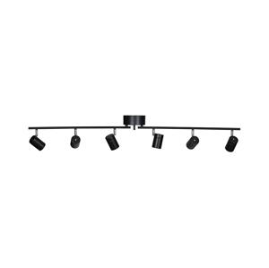 ByRydens ByRydens 4202100-4002 - Bodové svietidlo CORRECT 6xGU10/7W/230V čierna