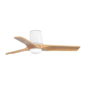 FARO Barcelona FARO 33836WT-1TW-LED Stm. vent. HEYWOODTUBS 10W/230V borovica/biela pr.90cm WT+DO