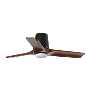FARO Barcelona FARO 33837WT-1TW-LED Stm.vent. HEYWOODTUBS 10W/230V borovica/čierna pr.90cm WT+DO