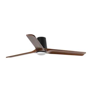 FARO Barcelona FARO33839WT-1TW-LED Stm.vent. HEYWOODTUBL 10W/230V borovica/čierna pr.132cm WT+DO