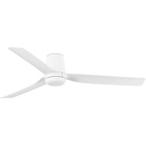 FARO Barcelona FARO 33828WT-Stropný látor PUNT TUB M biela pr. 132 cm WT + diaľkové ovládanie
