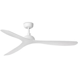 FARO Barcelona FARO 33446WT- Stropný látor GOTLAND L biela pr. 132 cm WT + diaľkové ovládanie