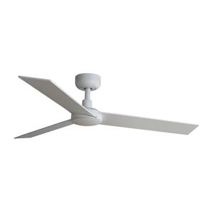 FARO Barcelona FARO 34295WT - Stropný látor RUDDER S biela pr. 106 cm WT + diaľkové ovládanie