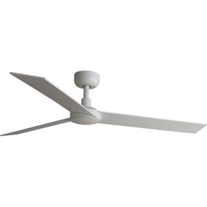 FARO Barcelona FARO 34297WT - Stropný látor RUDDER L biela pr. 132 cm WT + diaľkové ovládanie