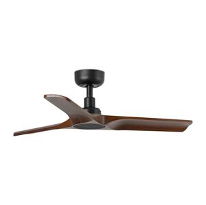 FARO Barcelona FARO 33806WT - Stropný látor HEYWOOD S drevo/čierna pr. 90 cm WT + DO
