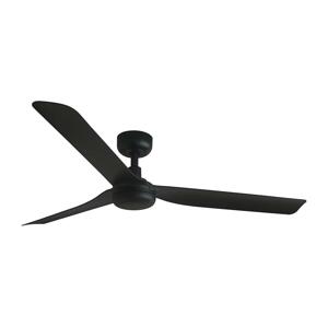 FARO Barcelona FARO 33815WT - Stropný látor PUNT M čierna pr. 132 cm WT + diaľkové ovládanie