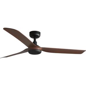 FARO Barcelona FARO 33817WT-Stropný látor PUNT M hnedá/čierna pr.132 cm WT+ diaľkové ovládanie