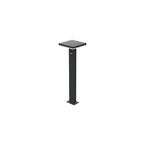 LED Vonkajšia lampa so senzorom BARI LED/10W/230V 4000K 60 cm IP54 antracit